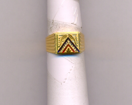 GOLD RING GENTS PLAIN FANCY