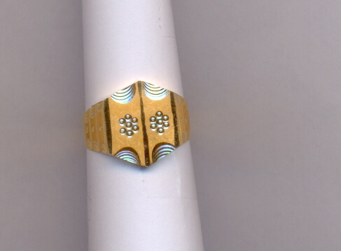 GOLD RING GENTS PLAIN FANCY