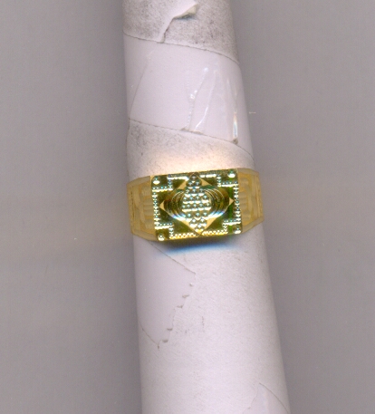 GOLD RING GENTS PLAIN FANCY
