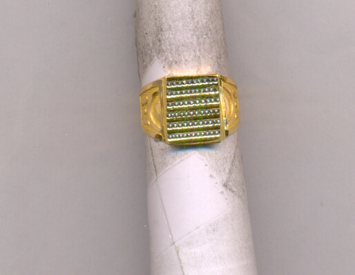 GOLD RING GENTS PLAIN FANCY