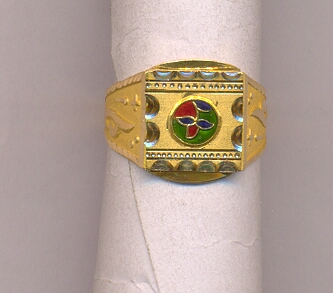 GOLD RING GENTS PLAIN FANCY