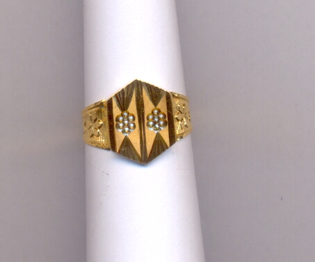GOLD RING GENTS PLAIN FANCY