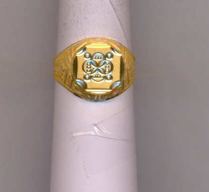 GOLD RING GENTS PLAIN FANCY