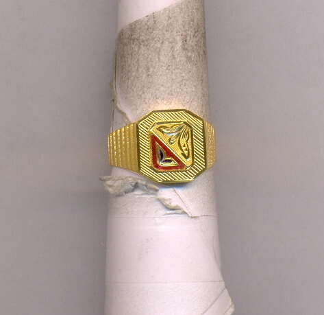 GOLD RING GENTS PLAIN FANCY
