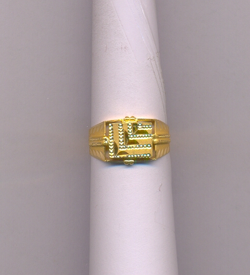 GOLD RING GENTS PLAIN GENERAL
