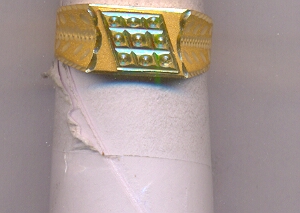 GOLD RING GENTS PLAIN GENERAL