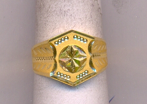 GOLD RING GENTS PLAIN GENERAL