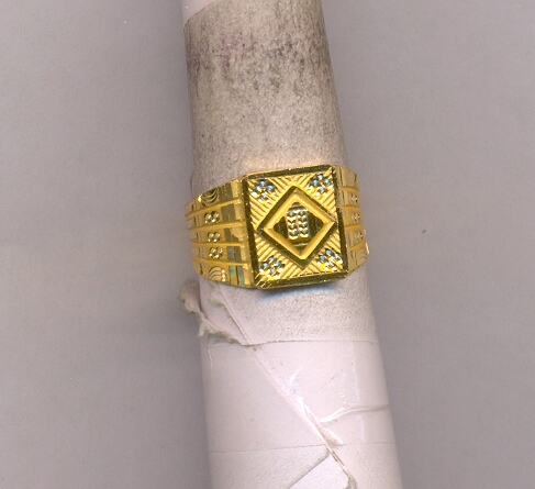 GOLD RING GENTS PLAIN GENERAL