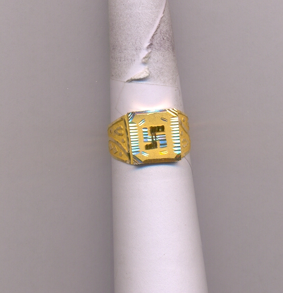 GOLD RING GENTS PLAIN GENERAL