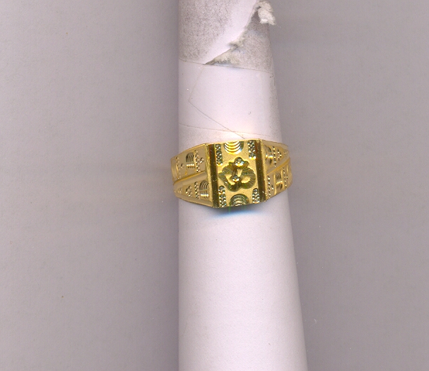 GOLD RING GENTS PLAIN GENERAL