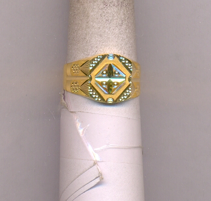 GOLD RING GENTS PLAIN GENERAL