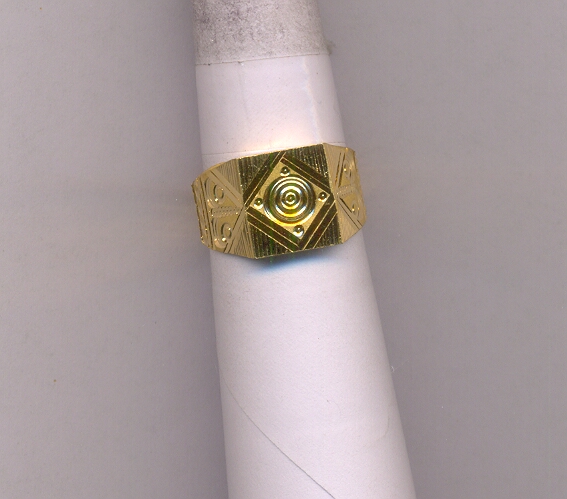 GOLD RING GENTS PLAIN GENERAL