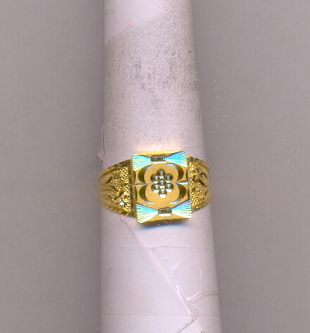 GOLD RING GENTS PLAIN GENERAL
