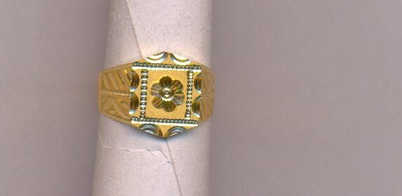 GOLD RING GENTS PLAIN GENERAL
