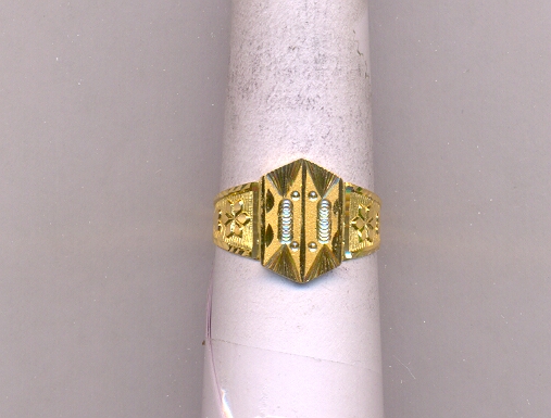 GOLD RING GENTS PLAIN GENERAL
