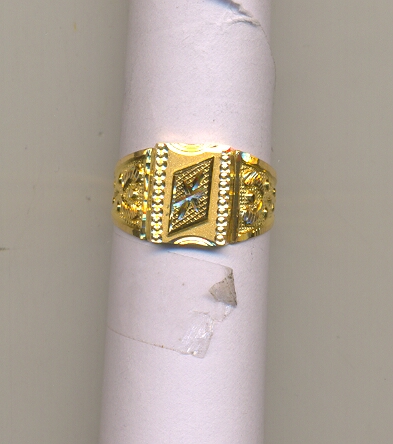 GOLD RING GENTS PLAIN GENERAL