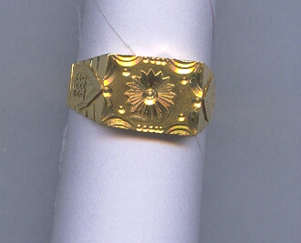 GOLD RING GENTS PLAIN GENERAL
