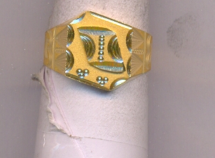 GOLD RING GENTS PLAIN GENERAL