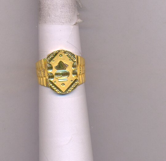 GOLD RING GENTS PLAIN GENERAL