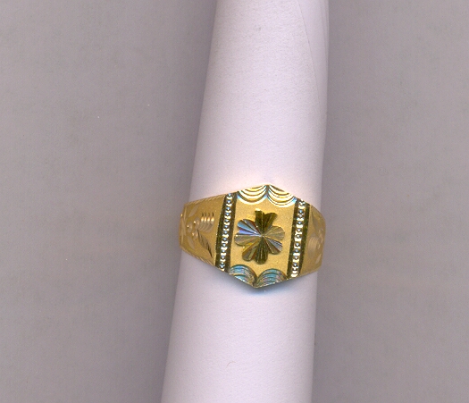 GOLD RING GENTS PLAIN GENERAL
