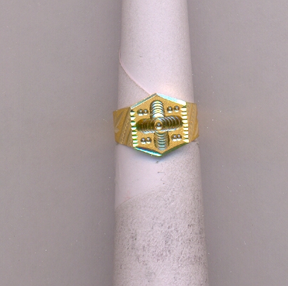 GOLD RING GENTS PLAIN GENERAL