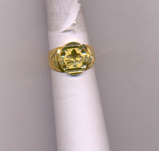 GOLD RING GENTS PLAIN GENERAL