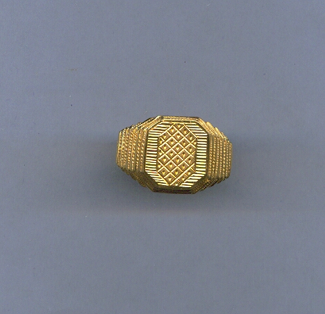 GOLD RING GENTS PLAIN GENERAL