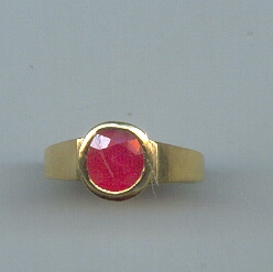 GOLD RING GENTS PLAIN GENERAL