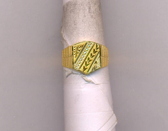 GOLD RING GENTS PLAIN GENERAL