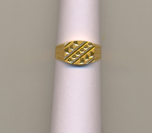 GOLD RING GENTS PLAIN GENERAL