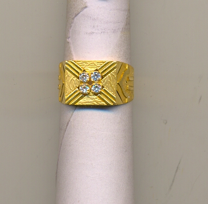 GOLD RING GENTS PLAIN GENERAL