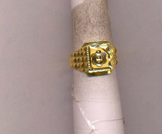 GOLD RING GENTS PLAIN GENERAL
