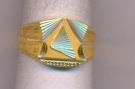 GOLD RING GENTS PLAIN GENERAL