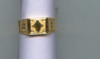GOLD RING GENTS PLAIN GENERAL