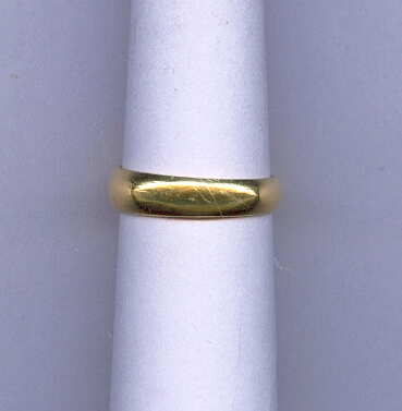 GOLD RING GENTS PLAIN GENERAL