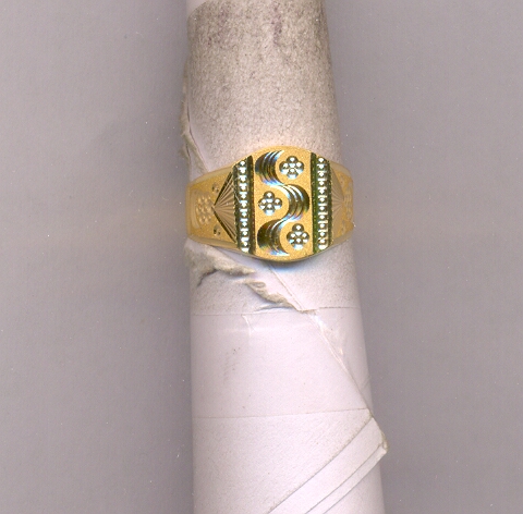GOLD RING GENTS PLAIN GENERAL