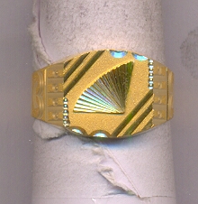 GOLD RING GENTS PLAIN GENERAL