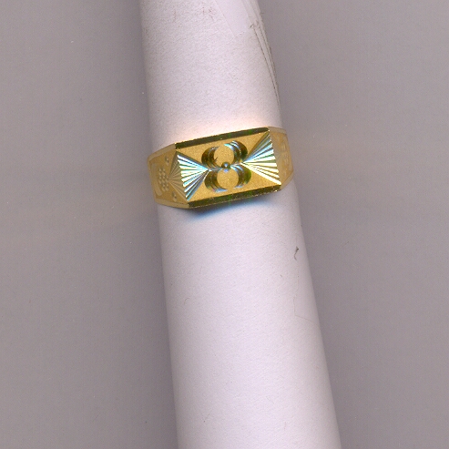 GOLD RING GENTS PLAIN GENERAL