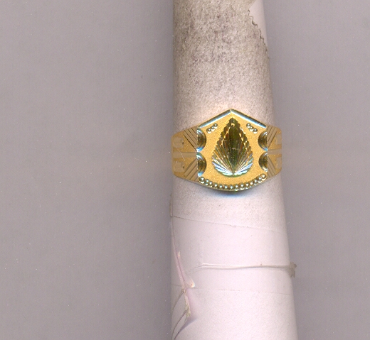 GOLD RING GENTS PLAIN GENERAL