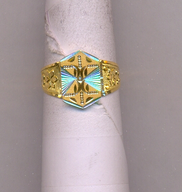 GOLD RING GENTS PLAIN GENERAL