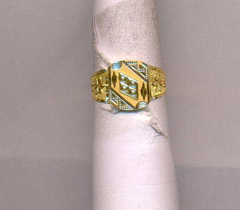 GOLD RING GENTS PLAIN GENERAL