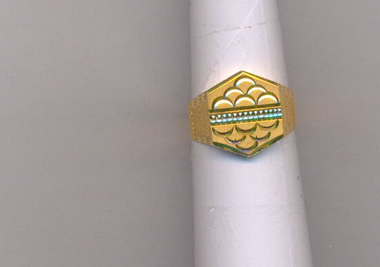 GOLD RING GENTS PLAIN GENERAL