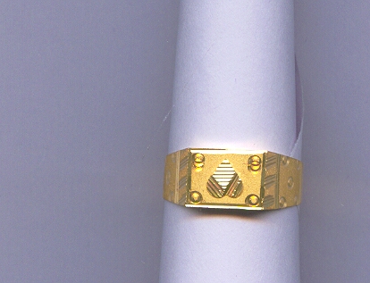 GOLD RING GENTS PLAIN GENERAL
