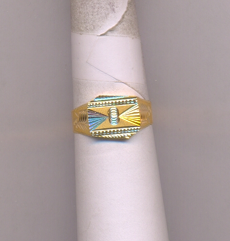 GOLD RING GENTS PLAIN GENERAL