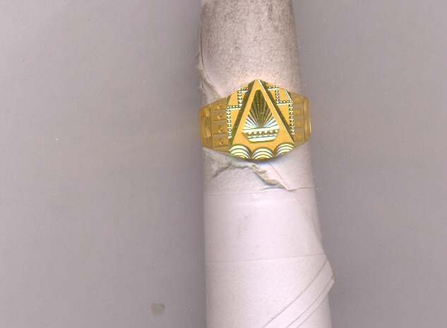 GOLD RING GENTS PLAIN GENERAL