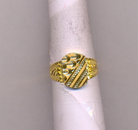 GOLD RING GENTS PLAIN GENERAL