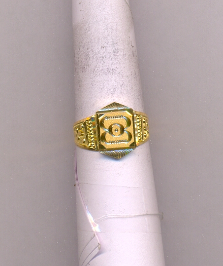 GOLD RING GENTS PLAIN GENERAL