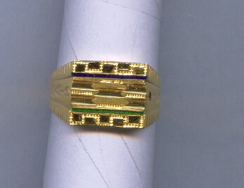 GOLD RING GENTS PLAIN GENERAL