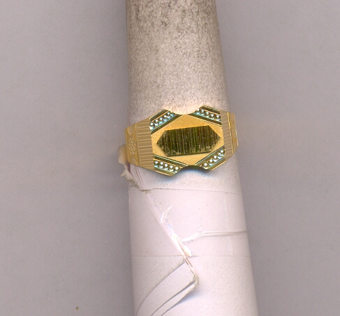 GOLD RING GENTS PLAIN GENERAL