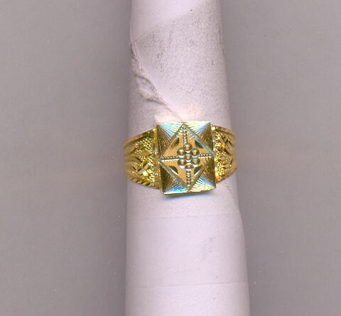 GOLD RING GENTS PLAIN GENERAL